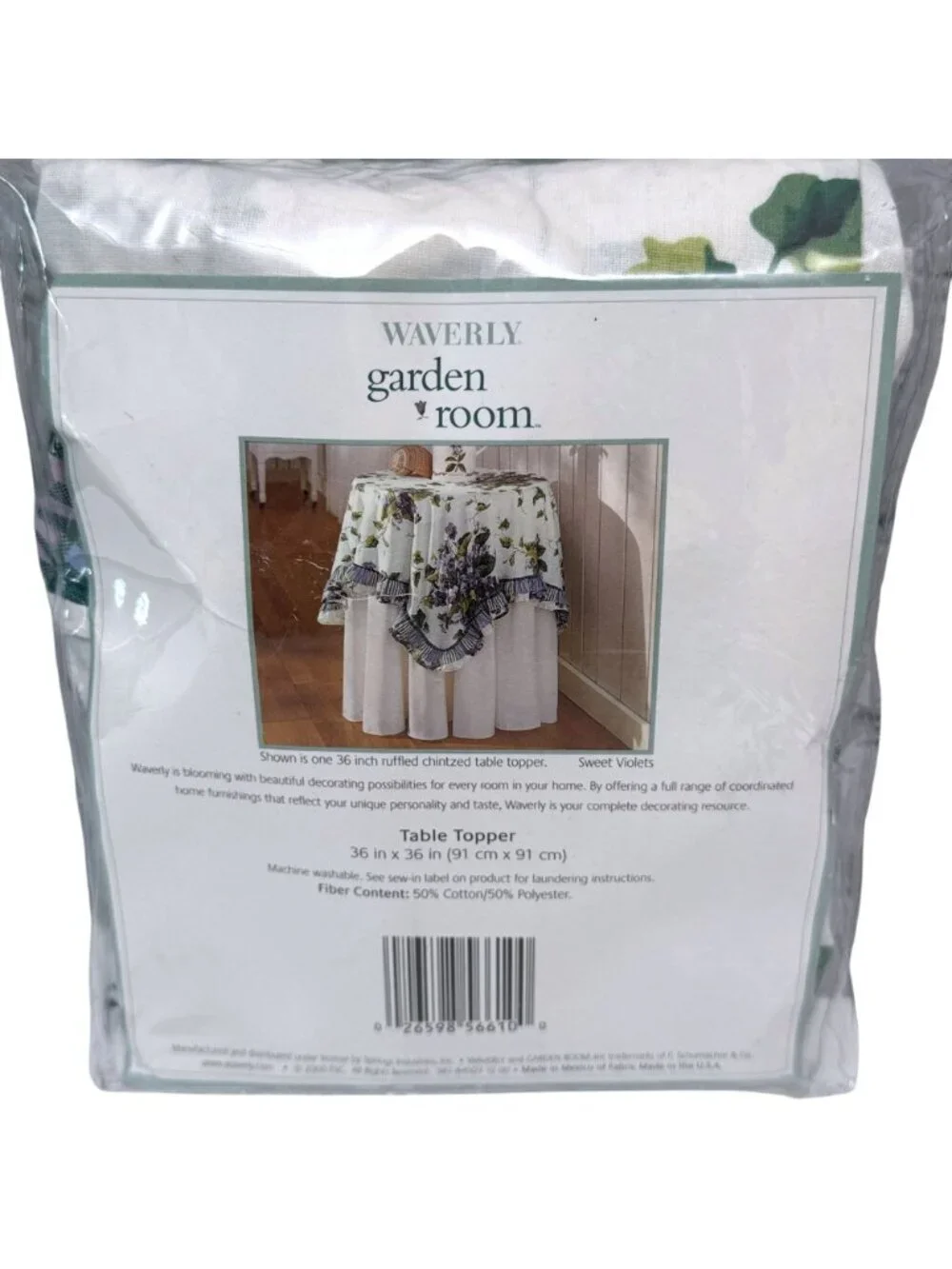 Waverly Garden Room Tablecloth  36
